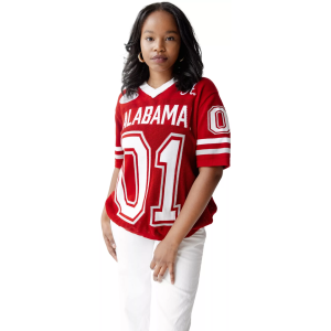 Gameday Social Women's Alabama Crimson Tide Sweater Jersey, Small, Red