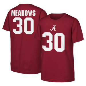 Gen2 Youth Alabama Crimson Tide Derek Meadows T-Shirt, Medium, Red