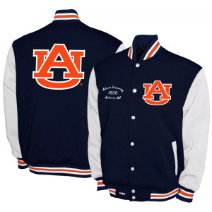 Franchise Club Franchise Club Men's Auburn Tigers Navy Fleece Varsity Jacket, XL, Blue - $140.00 at DICK'S Sporting Goods