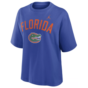 Nike Women's Florida Gators Game Royal Boxy T-Shirt, Small, Blue