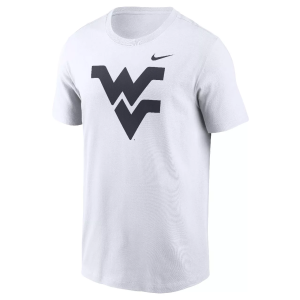 Nike Men's West Virginia Mountaineers White Logo T-Shirt, Small