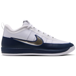 Nike Book 2 Basketball Shoes, Men's, M8/W9.5, White/Navy