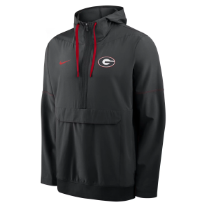 Nike Adult Georgia Bulldogs Anorak Jacket, Men's, Small, Black