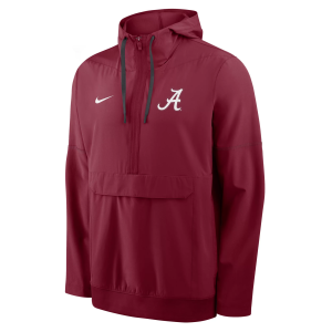 Nike Adult Alabama Crimson Tide Anorak Jacket, Men's, Small, Red