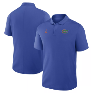 Nike Men's Florida Gators Royal Dynamic Triumph Sideline Polo, XXL, Blue