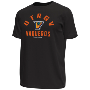 Under Armour Men's UTRGV Vaqueros Black Tech Stretch T-Shirt, XL
