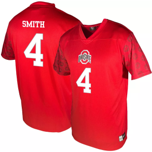 Genuine Collective Genuine Collective Men's Ohio State Buckeyes Jeremiah Smith #4 Red Jersey, Small - $120.00 at DICK'S Sporting Goods