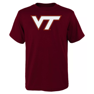 Outerstuff Youth Virginia Tech Hokies Primary Logo T-Shirt, XL, Red
