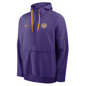 Nike Adult LSU Tigers Anorak Jacket, Men's, Small, Purple