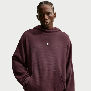 Nike Nike Men's Ja Morant Pullover Hoodie Waffle, Small, Burgundy Crush - $150.00 at DICK'S Sporting Goods