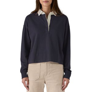 Patagonia Women's Long Sleeve Rugby Shirt, Large, Sunken Blue