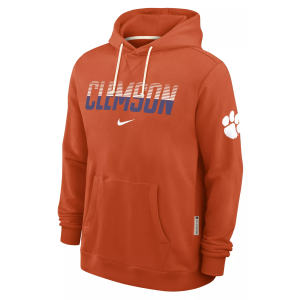 Nike Men's Clemson Tigers University Orange Standard Issue Hoodie, Small