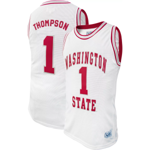 Retro Brand Original Retro Brand Men's Klay Thompson Washington State Cougars #1 Retro Basketball White Jersey, Small - $119.99 at DICK'S Sporting Goods