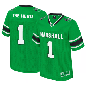 Colosseum Men's Marshall Thundering Herd Kelly Green All Day Jersey, Medium