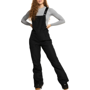Roxy Women's Rideout Ski Bibs, Medium, True Black