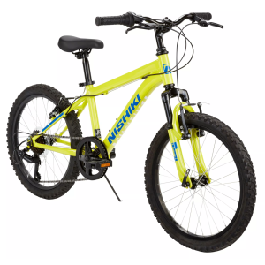 Nishiki Boys Pueblo 20" Mountain Bike | 20" | Boys' | Volt/Blue 2 | Bikes | Youth Bikes | Junior Mountain Bikes | Boys JR Mountain Bikes