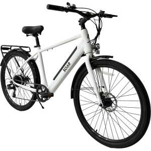 Soar Adult 27.5" City SO Electric Hybrid Bike | 27.5" | Men's | White | Bikes | Electric Bikes | Electric Bikes | Unisex Electric Bikes