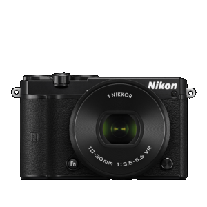 Nikon 1 J5 Digital Camera with 10-30mm Lens Black