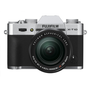 Fujifilm X-T10 Mirrorless Digital Camera with 18-55mm Lens (Silver)