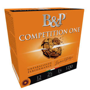Competition One, 12 Gauge, 9 Shot, 2-3/4 in, 1 1/8 oz, 1230 fps