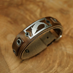 Sight Line Provisions Trout Bracelet - Horween Brown