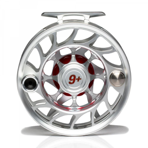 Hatch Iconic Fly Reel - 9 Plus - Clear Red - Mid Arbor