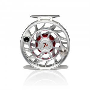 Hatch Iconic Fly Reel 7 Plus - Clear Red - Large Arbor