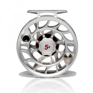 Hatch Iconic Fly Reel - 5 Plus - Clear Red - Large Arbor