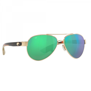 Costa Loreto Sunglasses - Polarized - Rose Gold with Green Mirror 580G