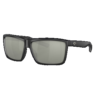 Costa Rinconcito Polarized Sunglasses - Matte Black with Grey Silver Mirror 580G