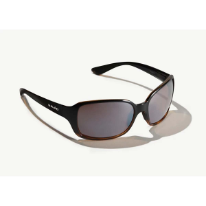 Bajio Balam Sunglasses - Polarized - Black and Tortoise Split Gloss with Silver Glass