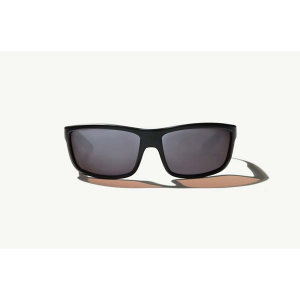 Bajio Nippers Sunglasses - Polarized - Black Matte with Silver Glass