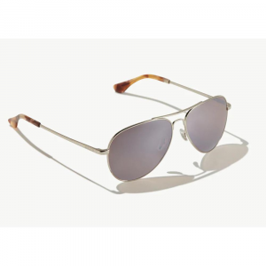 Bajio Soldado Sunglasses - Polarized - Silver Gloss with Grey Plastic