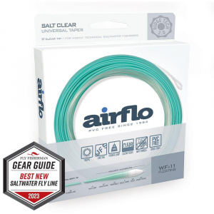 Airflo Superflo Ridge 2.0 Flats Universal Taper 9' Clear Tip - Clear and Aqua - WF11F