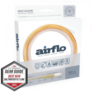 Airflo Ridge 2.0 Flats Tactical - 12' Clear Tip Fly Line - Clear and Tan - WF7F