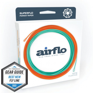 Airflo Ridge 2.0 Superflo Power Taper Fly Line - Chartreuse and White - WF5F