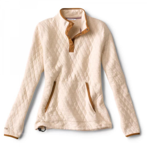 Orvis Outdoor Quilted Sweatshirt - Women's - Oatmeal - XL