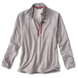 Orvis Horseshoe Hills 1/4 Zip Fleece - Men's - Heather Grey - M