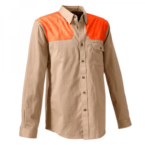Orvis Midweight Shooting Shirt - Men's - Sand and Blaze - M