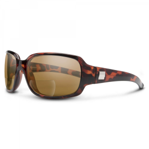 Suncloud Cookie Reader Sunglasses - Women's - +2.00 - Tortoise with Brown