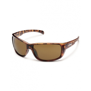 Suncloud Milestone Reader Sunglasses - Polarized - +2.00 - Matte Tortoise with Brown