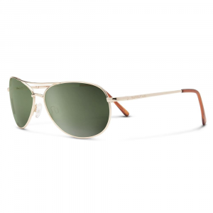 Suncloud Patrol Sunglasses - Polarized - Gold with Grey Green