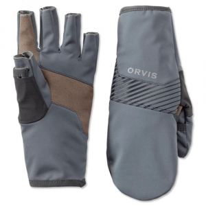 Orvis Softshell Convertible Mitts - Turbulence - S