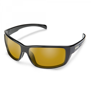 Suncloud Milestone Sunglasses - Polarized - Black with Yellow