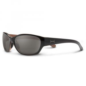 Suncloud Duet Sunglasses - Polarized - Black Backpaint with Grey