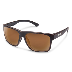 Suncloud Rambler Sunglasses - Polarized - Blackened Tortoise with Brown