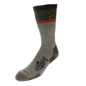 RepYourWater Trout Band Light-Weight Socks - Rainbow Trout - L
