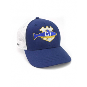 RepYourWater Connecticut Brookie Mesh Back Hat - Navy and White - One Size