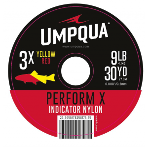 Umpqua Indicator Tippet Red - One Color - 4X - 30YD