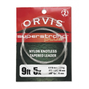 Orvis Super Strong Plus Leaders - 2pk - One Color - 12ft 4X